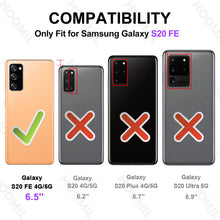 Laden Sie das Bild in den Galerie-Viewer, HOOMIL für Samsung Galaxy S20 FE Hülle, Premium Leder Flip Case Handyhülle für Samsung S20 FE Hülle (Schwarz)