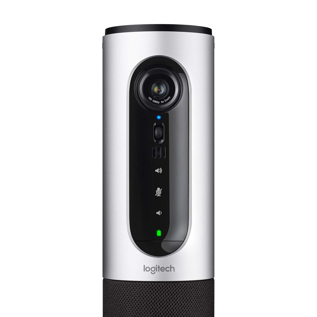Logitech CONFERENCECAM CONNECT Videokonferenz-Webcam mit Freisprecheinrichtung, HD 1080p, 90° Blickfeld, 4-fach Zoom, Autofokus, USB-Anschluss & Bluetooth, Für 1-6 Personen, PC/Mac/ChromeOS - Schwarz