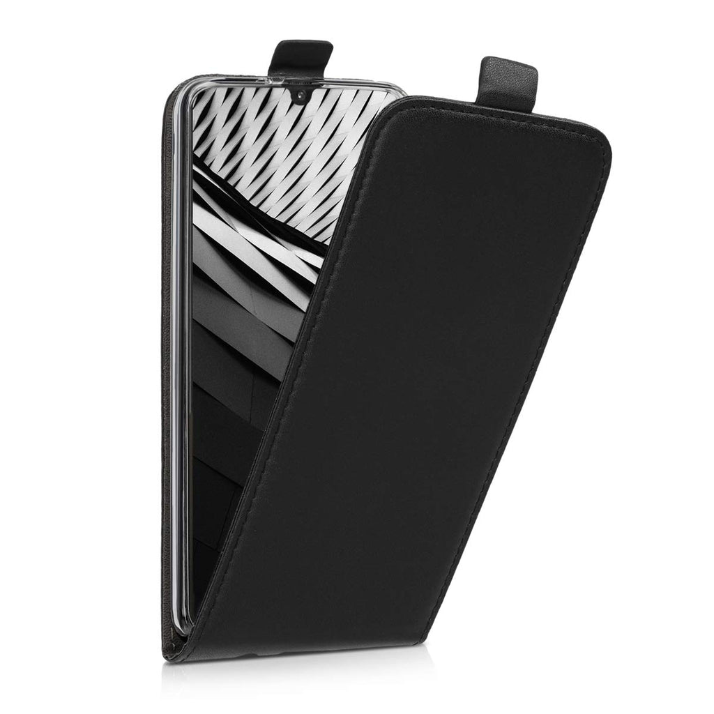 kwmobile Hülle kompatibel mit Samsung Galaxy A50 - Handy Case Handyhülle - Flip Schutzhülle in Schwarz