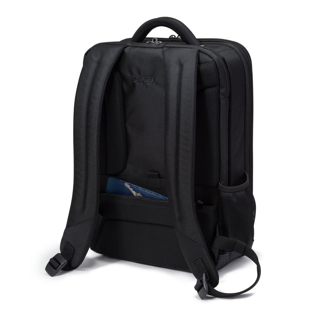 Dicota Backpack 15–17,3 Zoll PRO Rucksacktasche für Laptop, Computer und Tablet, Leichtgewichtige Laptoptasche, Schwarz