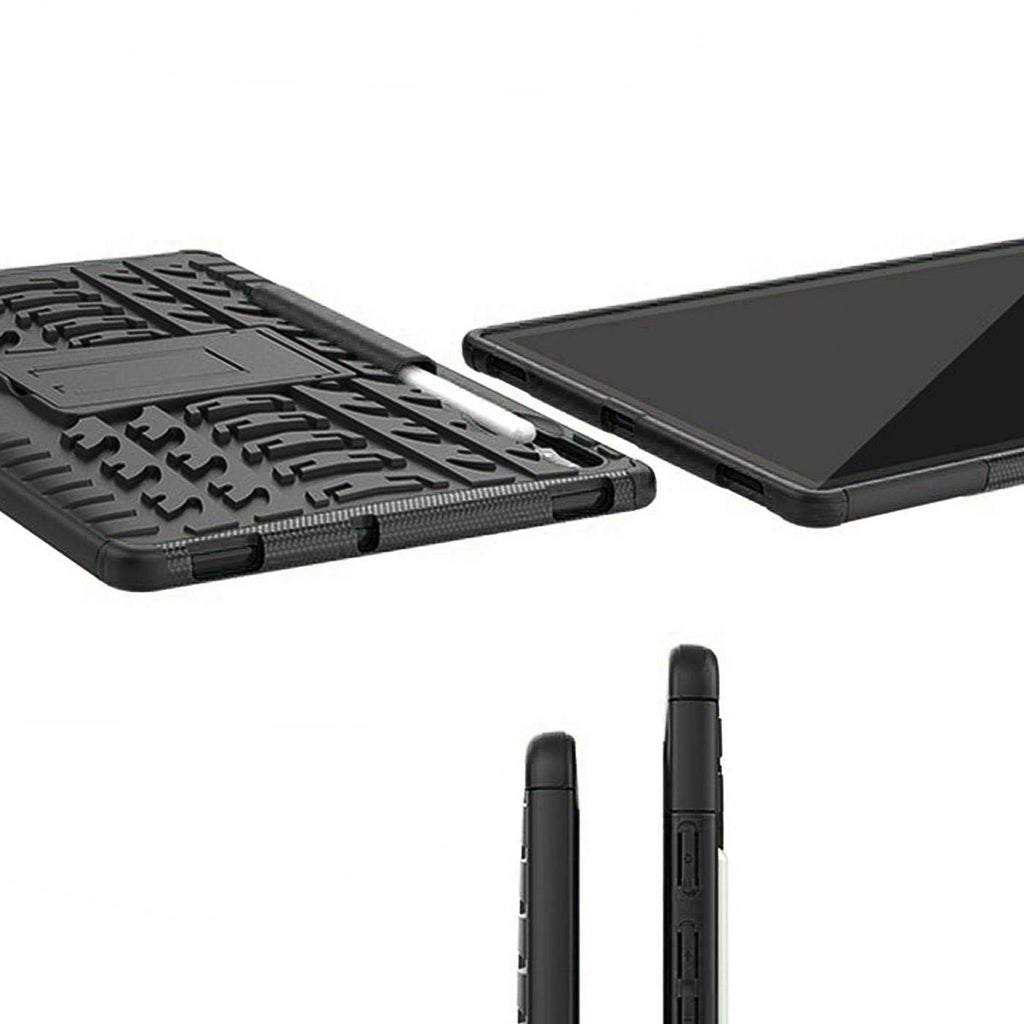Verco Hülle für Samsung Galaxy Tab S6 10.5, Outdoor Schutzhülle Armor Tablet Case Cover [T860 / T865], Schwarz