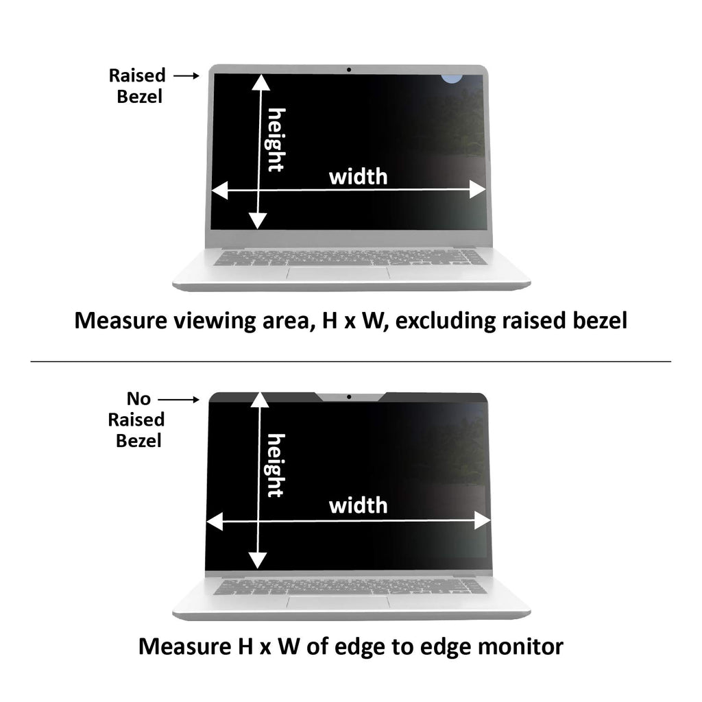 Amazon Basics - Blickschutzfilter für 15,6 Zoll (39,62 cm) Breitbildschirm (16:9)