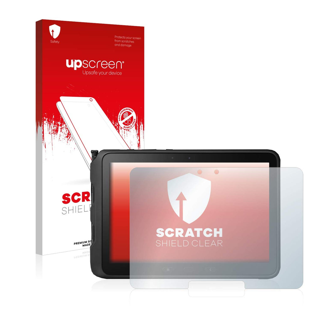 upscreen Schutzfolie kompatibel mit Samsung Galaxy Tab Active Pro – Kristallklar, Kratzschutz, Anti-Fingerprint