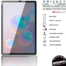 Laden Sie das Bild in den Galerie-Viewer, TECHGEAR Antispy Privatsphäre Panzerglas für Galaxy Tab S6 10,5 (SM-T860 /SM-T865 Serie) - Privacy Panzerglas Displayschutzfolie aus gehärtetem Glas Kompatibel mit Samsung Galaxy Tab S6 10.5