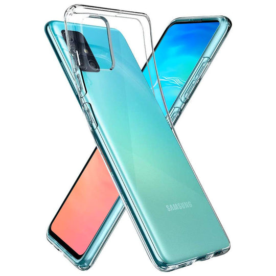 wsky Crystal Clear Hülle Kompatibel mit Samsung Galaxy A51, HD Transparent Anti-Gelb & Soft Silikon Hybrid Handyhülle, Kratzfest Durchsichtige Schutzhülle für Samsung A51