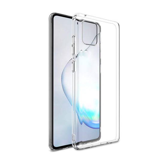 NEW'C Kompatibel mit Samsung Galaxy Note 10 Lite Hülle, Ultra transparent Silikon Gel TPU Soft Cover Case SchutzKratzfeste mit Schock Absorption und Anti Scratch