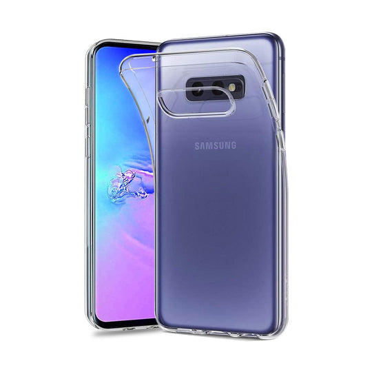 NEW'C Kompatibel mit Samsung Galaxy S10e Hülle, Ultra transparent Silikon Gel TPU Soft Cover Case SchutzKratzfeste mit Schock Absorption und Anti Scratch