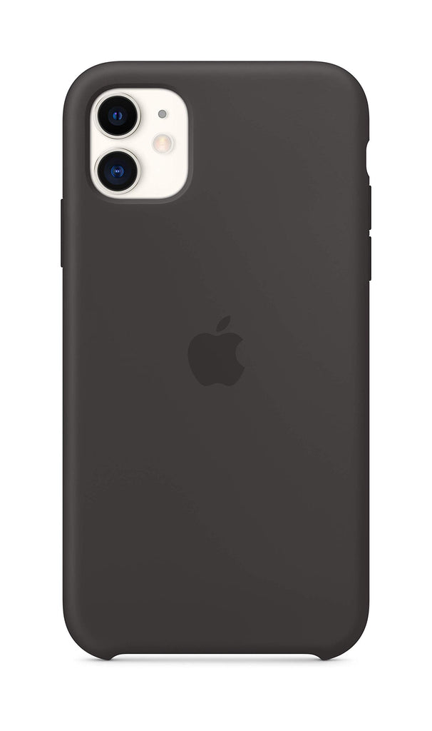 Apple Silikon Case (für iPhone 11) - Schwarz