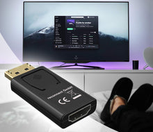 Laden Sie das Bild in den Galerie-Viewer, DisplayPort auf HDMI Adapter Konverter DP 1.2 zu HDMI 1.3 1080P mit Audioübertragung @Reconnect