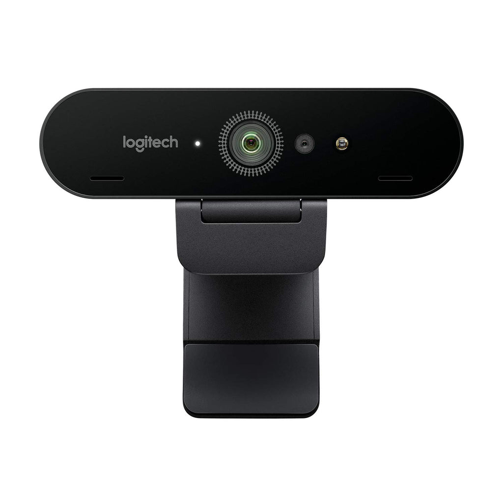 Logitech BRIO ULTRA-HD PRO Webcam, 4K HD 1080p, 5-fach Zoom, Hohe Bildfrequenz, HDR und RightLight 3, USB-Anschluss, Gesichtserkennung mit Windows Hello, Für Skype, Zoom, Cisco, PC/Mac - Schwarz