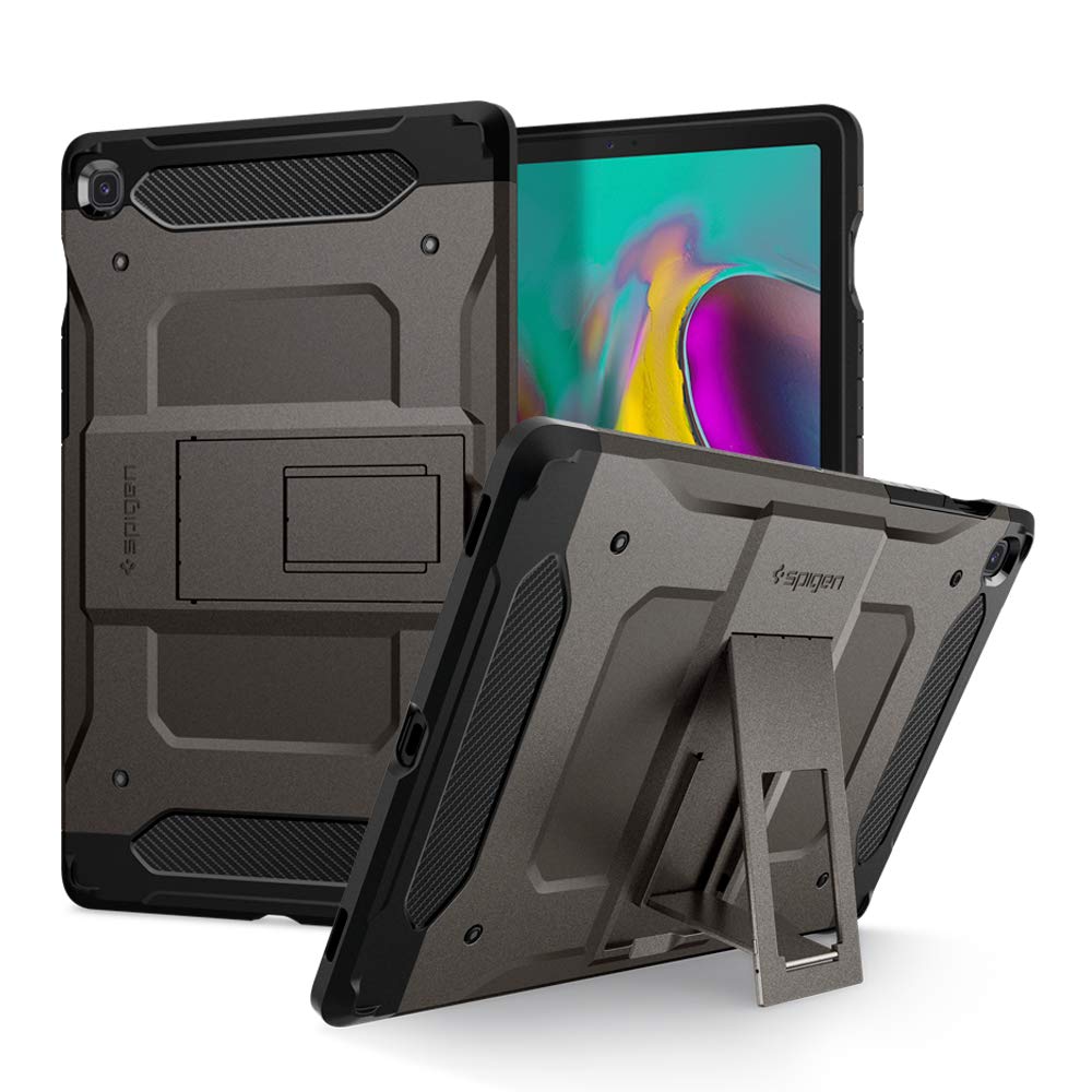 Spigen Tough Armor TECH Kompatibel mit Samsung Galaxy Tab S5e Hülle (2019) T720 / T725 - Gunmetal