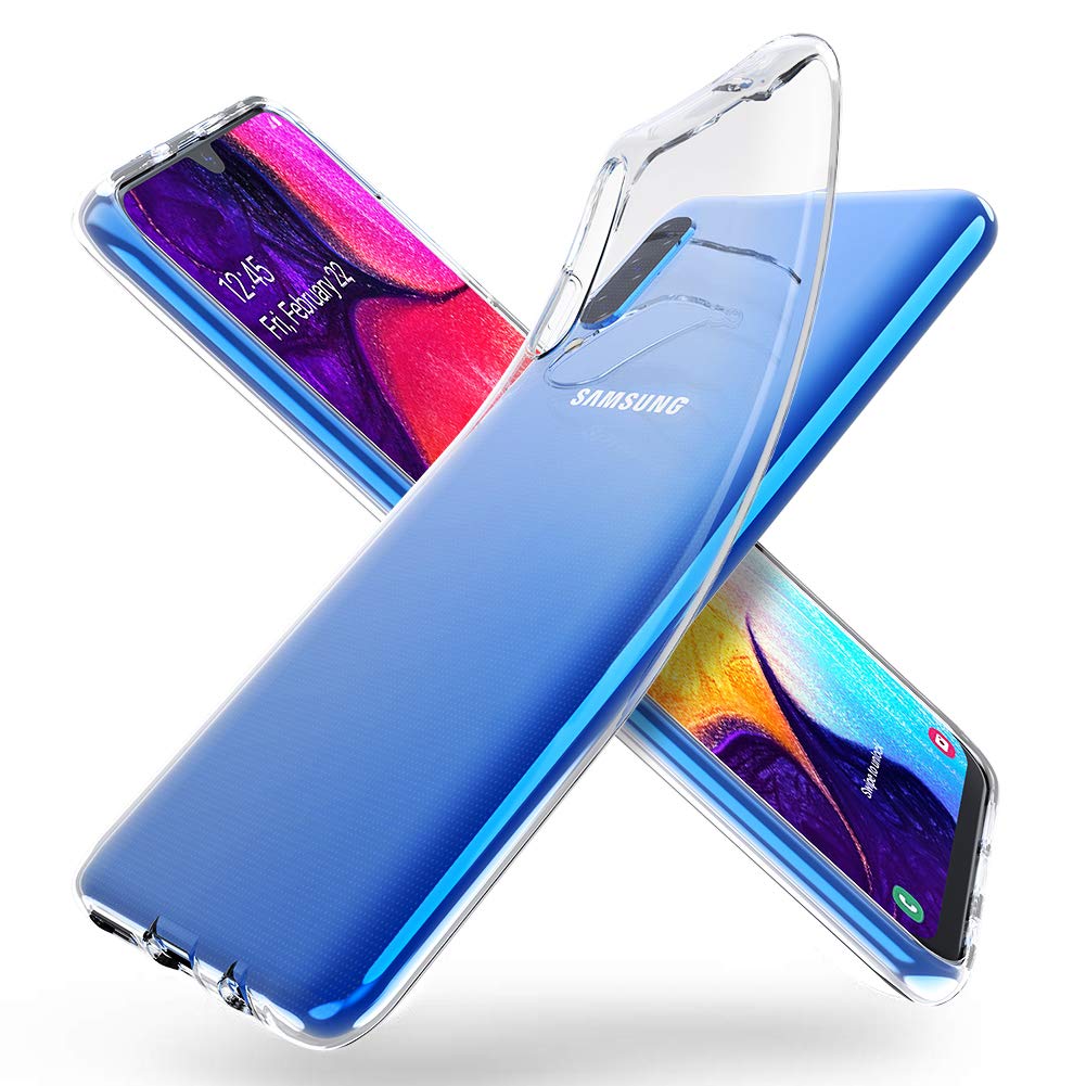 ORNARTO Durchsichtig Kompatibel mit Samsung A30s Hülle, A30s Transparent TPU Flexible Silikon Handyhülle Schutzhülle Case für Samsung Galaxy A50/A30s(2019) 6,4”-Klar