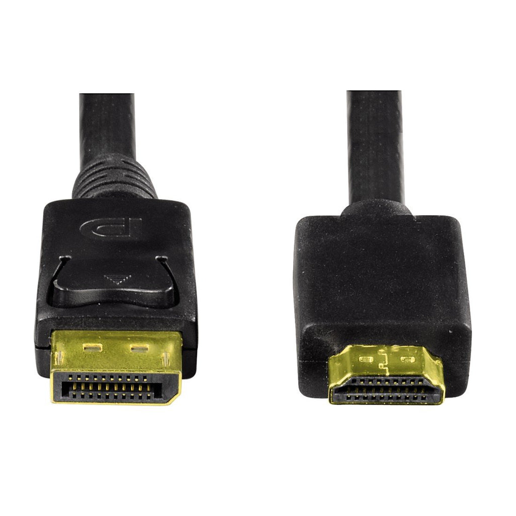 Hama Adapterkabel (DisplayPort Stecker auf HDMI Stecker), 1,80 m