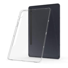 Laden Sie das Bild in den Galerie-Viewer, kwmobile Hülle kompatibel mit Samsung Galaxy Tab S7 - Silikon Tablet Cover Case Schutzhülle Transparent