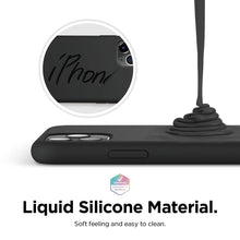 Laden Sie das Bild in den Galerie-Viewer, elago Liquid Silicone Case Kompatibel mit iPhone 11 Pro Hülle (5,8&quot;), Silikon Handyhülle, Rundumschutz : 3-Layer Schutzhülle (Schwarz)