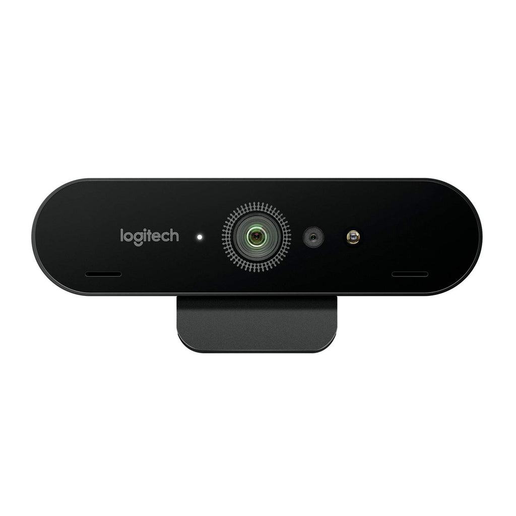 Logitech BRIO ULTRA-HD PRO Webcam, 4K HD 1080p, 5-fach Zoom, Hohe Bildfrequenz, HDR und RightLight 3, USB-Anschluss, Gesichtserkennung mit Windows Hello, Für Skype, Zoom, Cisco, PC/Mac - Schwarz