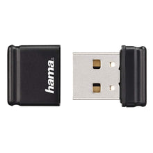 Laden Sie das Bild in den Galerie-Viewer, Hama 32GB USB-Stick USB 2.0 Datenstick besonders geeignet für Auto&amp;KFZ Radio, Laptop, Computer, Netbook, Speicherstick (10 MB/s Datentransfer, Memory Stick mit Verschlusskappe, Mini-Format) schwarz