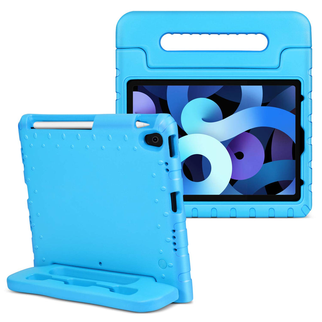 TNP Case for iPad Air 4th Gen 10.9" / iPad Pro 11" 2020 2018, Shockproof Convertible Handle Eva Kids Friendly Protective Stand Cover Fit for iPad Air 4 Generation 10.9 inch/iPad Pro 11 inch - Blue