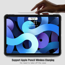 Laden Sie das Bild in den Galerie-Viewer, TiMOVO Hülle für iPad Air 4. Generation 10.9 Zoll 2020, Unterstützt iPencil Kabellose Ladung Transparent Cover Rundumschutz Schutzhülle Kompatibel mit iPad 10.9 Zoll 2020 Tablet - Schwarz