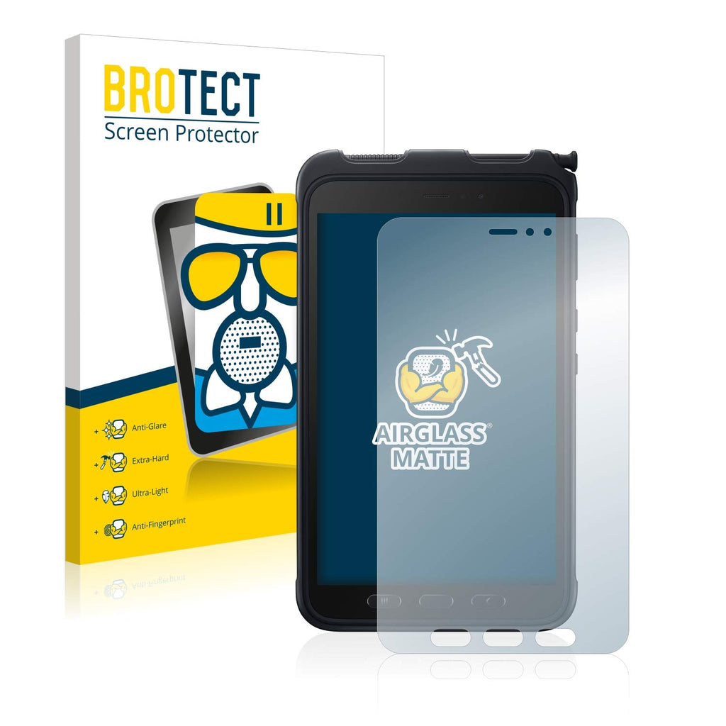 BROTECT Entspiegelungs-Panzerglasfolie kompatibel mit Samsung Galaxy Tab Active 3 - Anti-Reflex Panzerglas Schutz-Folie Matt