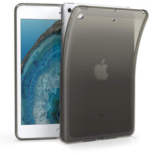Laden Sie das Bild in den Galerie-Viewer, kwmobile Hülle kompatibel mit Apple iPad Mini 5 (2019) - Silikon Tablet Cover Case Schutzhülle Schwarz Transparent