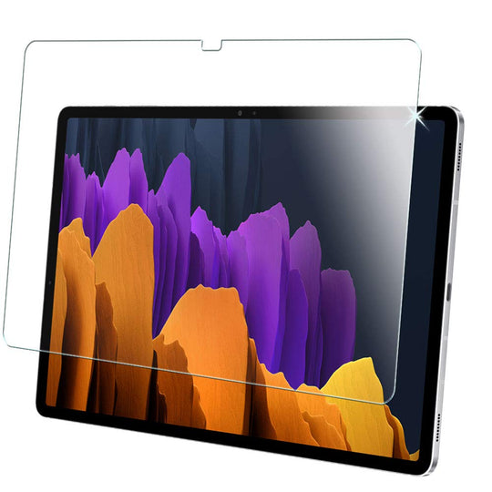 TECHGEAR Galaxy Tab S7 Plus (12.4 Zoll) panzerglas (SM-T970, SM-T975, SM-T976), Displayschutzfolie aus gehärtetem Glas, Härtegrad 9H, kompatibel met Samsung Galaxy Tab S7 (S7 Plus)