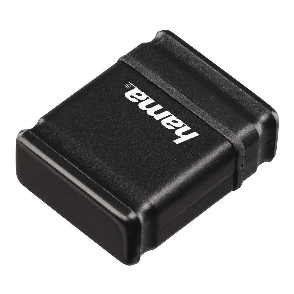 Hama 32GB USB-Stick USB 2.0 Datenstick besonders geeignet für Auto&KFZ Radio, Laptop, Computer, Netbook, Speicherstick (10 MB/s Datentransfer, Memory Stick mit Verschlusskappe, Mini-Format) schwarz