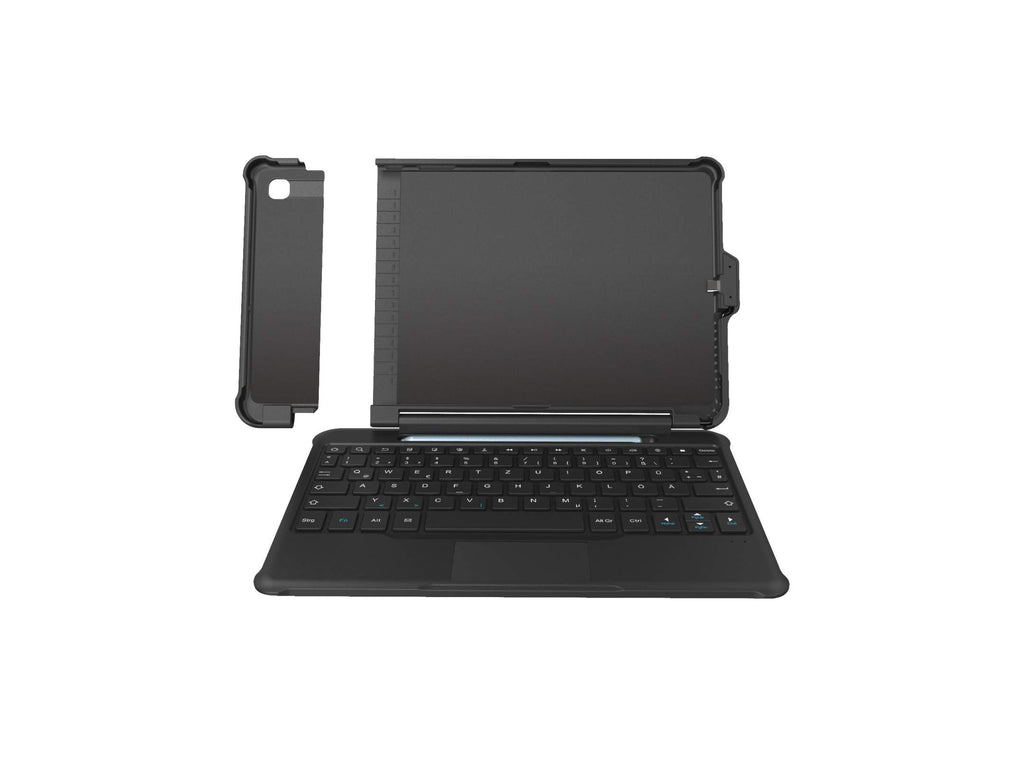 SAMSUNG ITFIT Book Cover Keyboard Galaxy Tab S6 Lite - Passend für Galaxy Tab S6 Lite P610N, Galaxy Tab S6 Lite P615N, schwarz, GP-FBP615SAABW