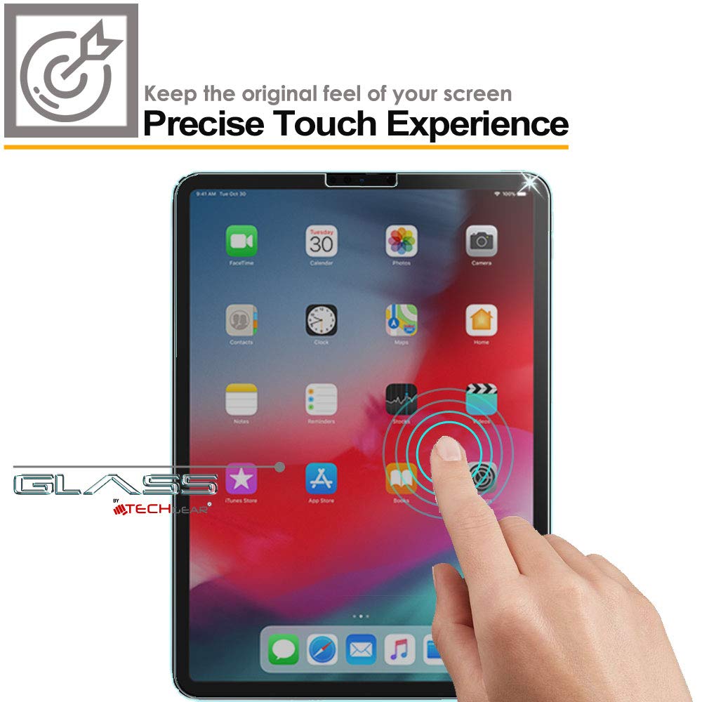 TECHGEAR Antispy Privatsphäre Panzerglas Kompatible mit iPad Pro 12.9 Zoll 2021/2020/2018, Privacy Panzerglas Edition Displayschutz Folie aus gehärtetem Glas für iPad Pro 12,9 [5. 4. 3. Generation]
