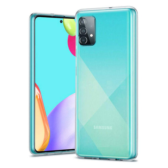AHABIPERS Hülle für Samsung Galaxy A52 Hülle, Ultra Transparent Silikon Gel TPU Soft Cover Case Schutzhülle Kratzfeste mit Schock Absorption und Anti Scratch für Samsung A52 4G / Galaxy A52 5G