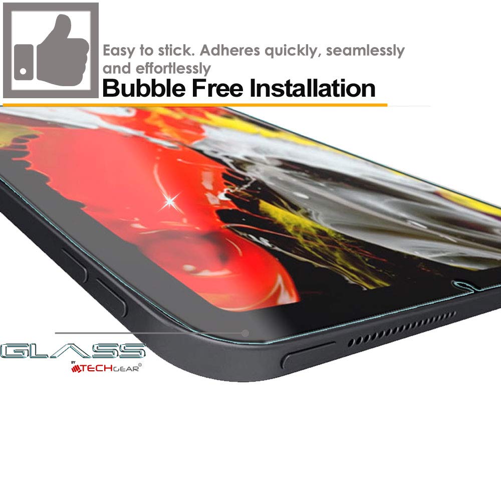 TECHGEAR Panzerglas Kompatible mit iPad Pro 12.9 Zoll 2021/2020/2018, Displayschutz Folie aus gehärtetem Glas [9H Härte] [Crystal] für iPad Pro 12,9 2021, 2020, 2018 [5. 4. 3. Generation] Panzerglas
