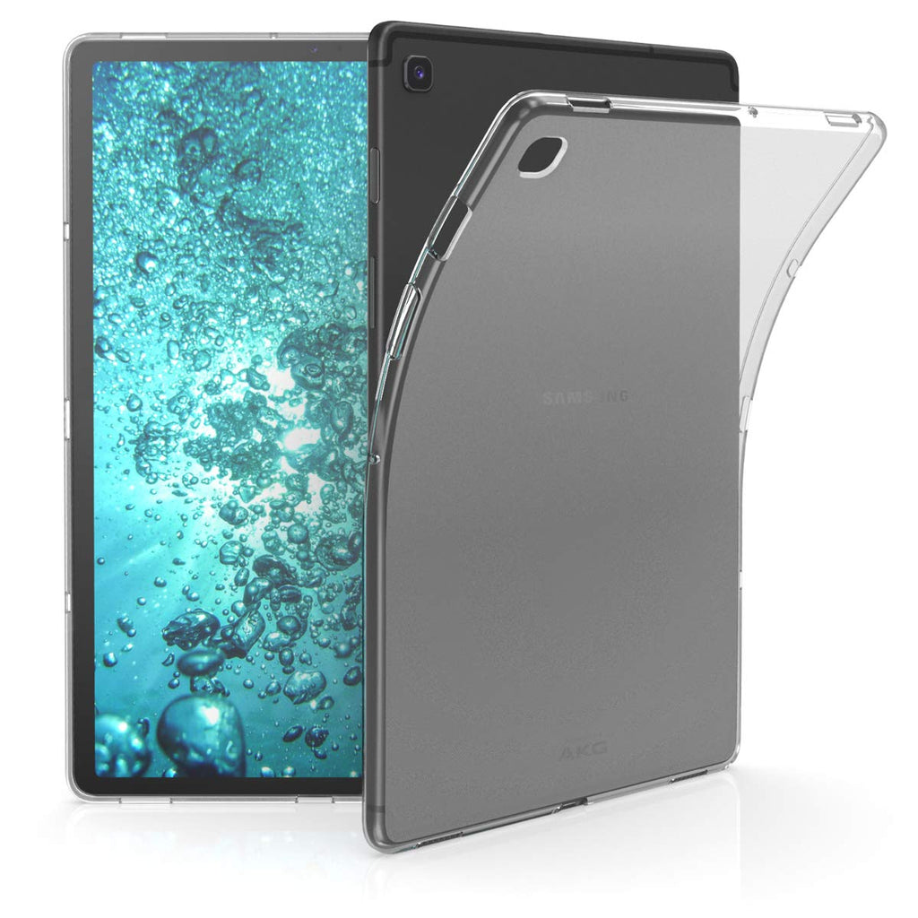 kwmobile Hülle kompatibel mit Samsung Galaxy Tab S5e - Silikon Tablet Cover Case Schutzhülle Matt Transparent