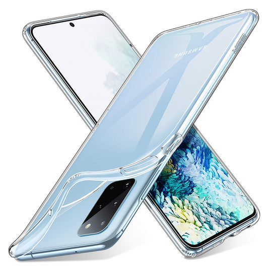 ESR Klare Silikon Hülle kompatibel mit Samsung Galaxy S20 Plus 2020, [Luftpolster] [Display- & Kameraschutz] [Ultra-dünn] Essential Zero Weiche Flexible TPU Hülle - Klar