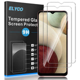 ELYCO für Samsung Galaxy A12/M12/A32 5G Panzerglas Schutzfolie, 9H Härte Panzerglasfolie Bläschenfrei Anti-Öl/Anti-Kratzer/Anti-Fall Displayschutzfolie für für Samsung Galaxy A12/M12/A32 5G