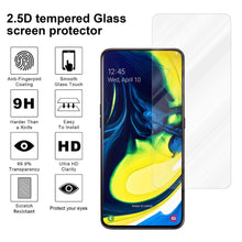 Laden Sie das Bild in den Galerie-Viewer, Cadorabo Panzerglasfolie für Samsung Galaxy A80 / A90 - Schutzfolie in KRISTALL KLAR - Gehärtet (Tempered) Displayschutz Glas in 9H Härte mit 3D Touch Kompatibilität
