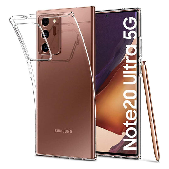 Eiselen Hülle Kompatibel mit Samsung Note 20 Ultra 5G, Anti Gelb, Kratzfest, Stoßfest TPU Bumper Handyhülle, Transparent Silikon Handyhülle Durchsichtige Schutzhülle für Samsung Note 20 Ultra