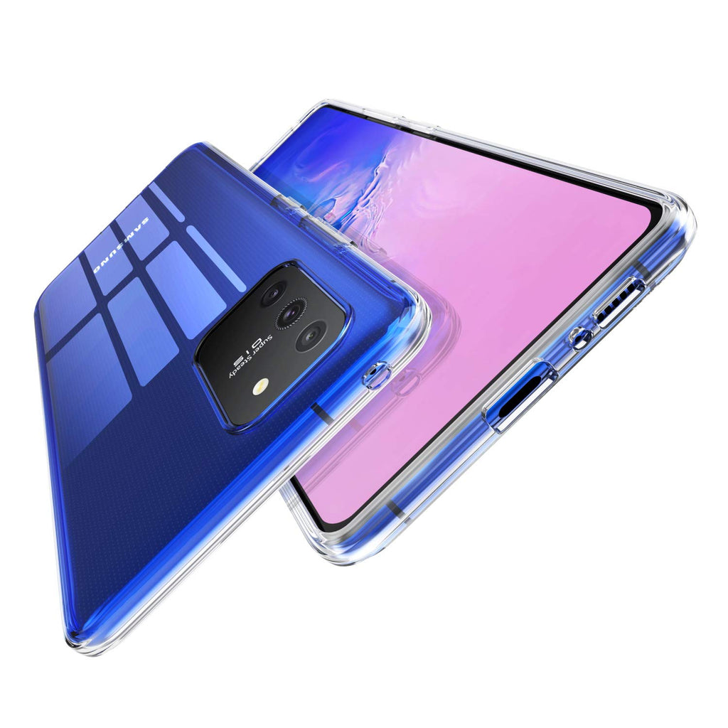ORNARTO Durchsichtig Kompatibel mit Samsung S10 Lite Hülle, Transparent TPU Flexible Silikon Handyhülle Schutzhülle Case für Samsung Galaxy S10 Lite(2020) 6,7”-Klar