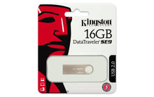 Laden Sie das Bild in den Galerie-Viewer, Kingston DataTraveler SE9 -DTSE9H/16GB USB-Sticks, 16GB, silber