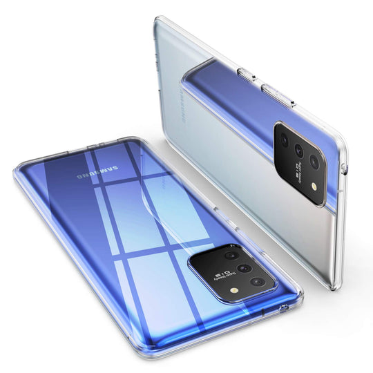 ORNARTO Durchsichtig Kompatibel mit Samsung S10 Lite Hülle, Transparent TPU Flexible Silikon Handyhülle Schutzhülle Case für Samsung Galaxy S10 Lite(2020) 6,7”-Klar