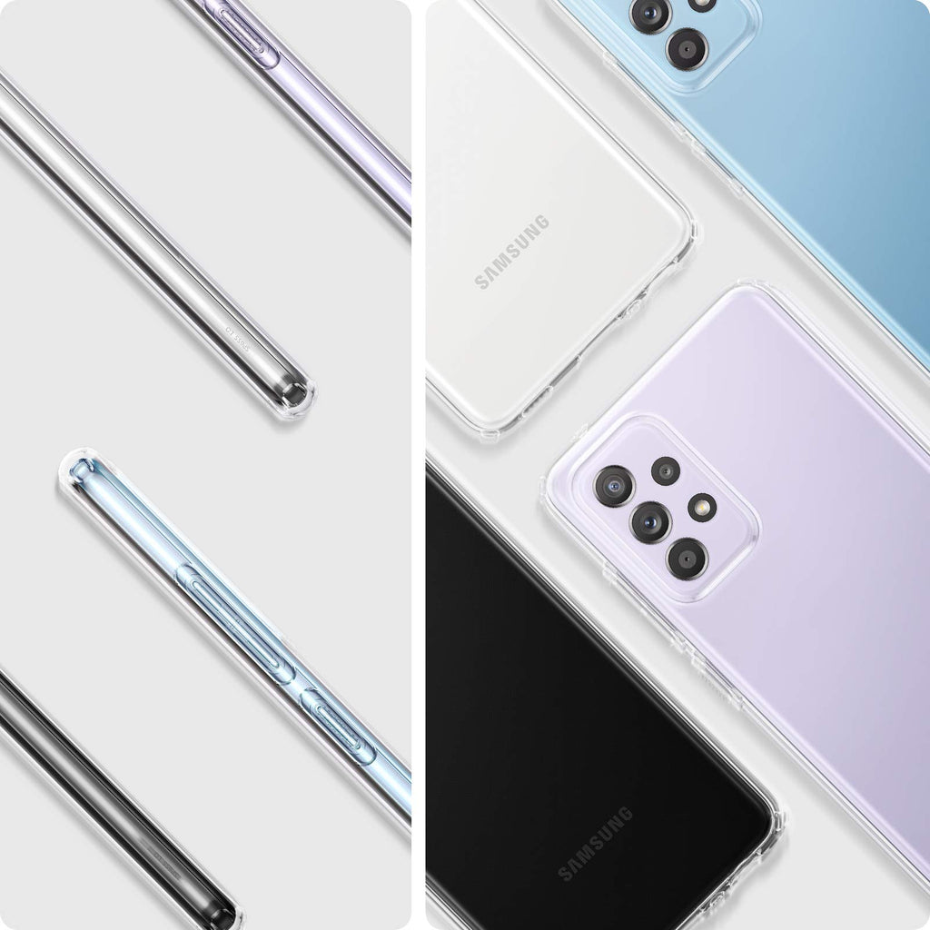 Spigen Liquid Crystal Hülle Kompatibel mit Samsung Galaxy A52 5G -Crystal Clear