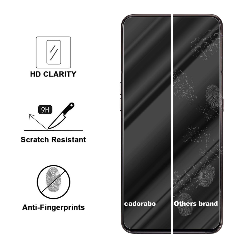 Cadorabo Panzerglasfolie für Samsung Galaxy A80 / A90 - Schutzfolie in KRISTALL KLAR - Gehärtet (Tempered) Displayschutz Glas in 9H Härte mit 3D Touch Kompatibilität