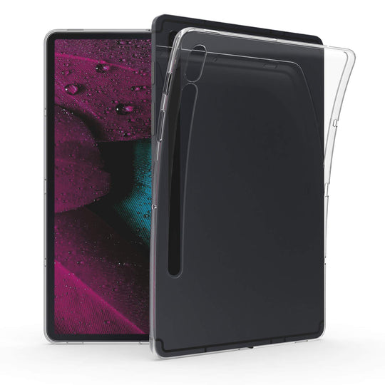 kwmobile Hülle kompatibel mit Samsung Galaxy Tab S7 - Silikon Tablet Cover Case Schutzhülle Transparent
