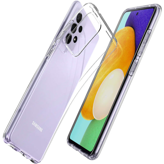 Spigen Liquid Crystal Hülle Kompatibel mit Samsung Galaxy A52 5G -Crystal Clear