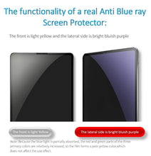 Laden Sie das Bild in den Galerie-Viewer, Onyx™ Premium Anti Blaulicht Panzerfolie Schutzfolie für Apple iPad Pro 11 - Anti Blue Rays Tempered Glass Protector