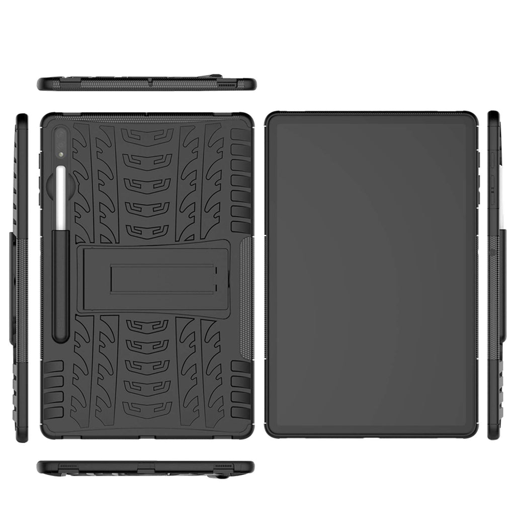 KATUMO Hülle für Samsung Galaxy Tab S7 Plus 12.4 Zoll Schutzhülle mit Standfunktion Hybrid Cover Tablet S7 Plus 2020 Stoßfest Robust Case SM-T970/T975