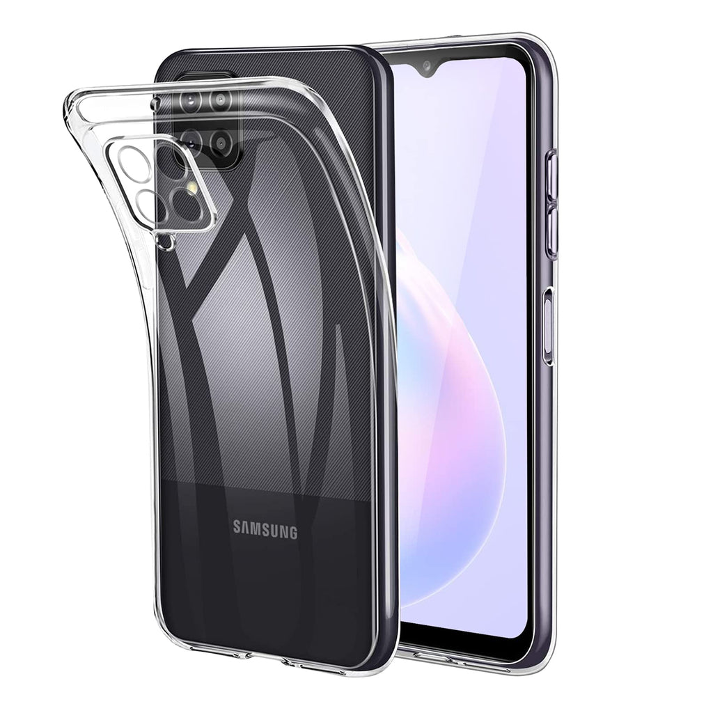 FACAI Crystal Clear Hülle Kompatibel Samsung Galaxy A12, Transparent Anti-Vergilbung Silikon Dünne Weiche handyhülle, Anti-Fingerabdruck Kratzfest Stoßfest TPU Schutzhülle für Samsung Galaxy A12