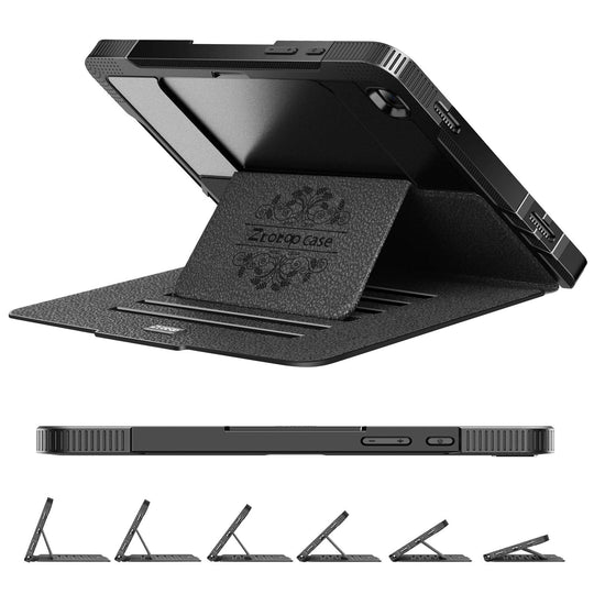 ZtotopCase Hülle für Samsung Galaxy Tab A7 10.4 2020, Mehrfachwinkel Schutzhülle, Mit Stoßfest Sturzfest, Automatischem Schlaf/Aufwach,für Samsung Tab A7 10.4 2020 Tablette, Schwarz