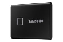 Laden Sie das Bild in den Galerie-Viewer, Samsung T7 Touch Portable SSD - 2 TB - USB 3.2 Gen.2 Externe SSD Metallic Black (MU-PC2T0K/WW)