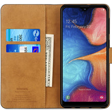 Laden Sie das Bild in den Galerie-Viewer, HOOMIL Handyhülle für Samsung Galaxy A20e Hülle Leder Tasche Flip Case Schutzhülle Kompatibel mit Samsung A20e Hülle Schwarz