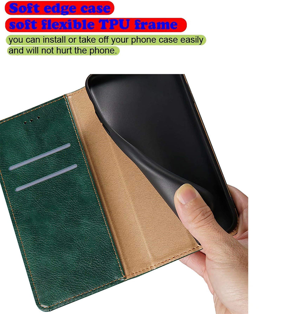 FANFO® Hülle für Oppo A53s/Oppo A53 2020 HandyHülle, Premium Folio PU/TPU Leder Tasche Magnetverschlüsse Schutzhülle Flip Wallet Klapphülle Book Style Case Cover, Schwarz